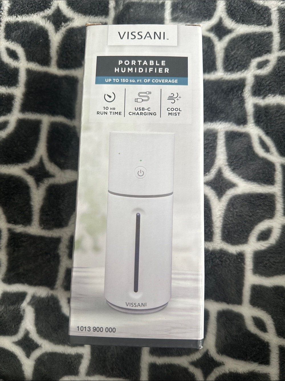 White Portable Cool Mist Humidifier - Up to 150 sq. ft. of coverage